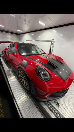 Porsche GT3RS #porsche #gt3rs #porschegt3rs #enclosedtrailer #intechtrailers