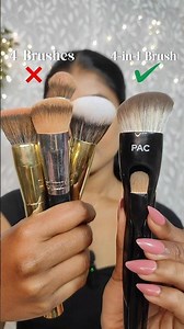 PAC 4 in 1 Makeup Brush Review 💕#makeup #affordablemakeup #makeupbrushes