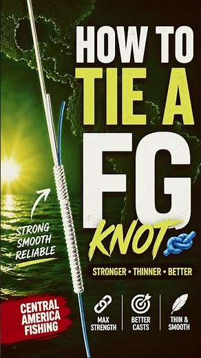 How to tie a FG Knot 🪢 #howto #howtotie #fishingknot #fishingknottutorial