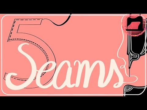 5 types of seams and how to sew them.