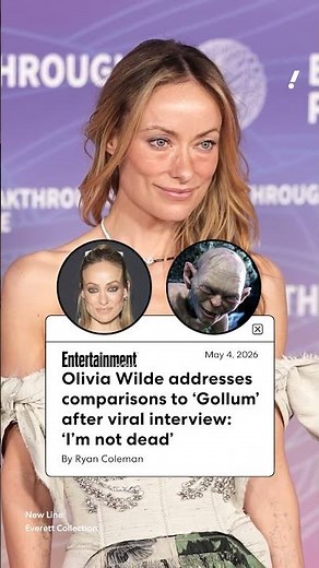 Olivia Wilde addresses comparisons to 'Gollum' after viral interview: 'I'm not dead'
