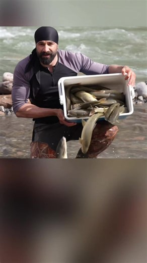 Primitive fishing #fishing