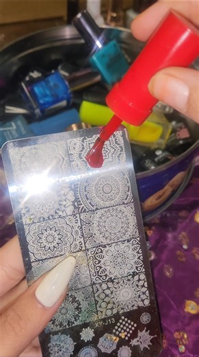 Stumping Plate Nailart Design❤️❤️❤️❤️❤️#shorts #nailart #nails #viralvideo #nailtutorial #nailtrends