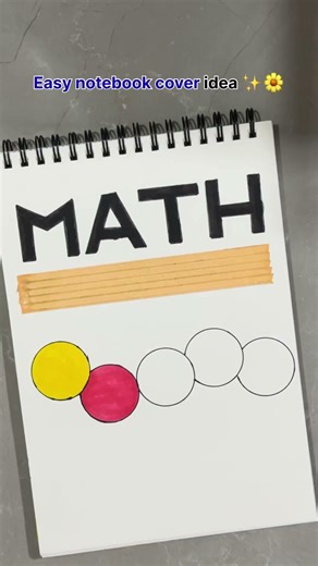 Easy notebook cover design idea 🫶🌸