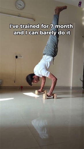 7 Month pf training for this? Frog stand said no 😭 | #calisthenics #shorts #frogstand