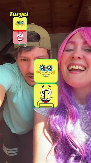 Colorea la cara de Bob Esponja
