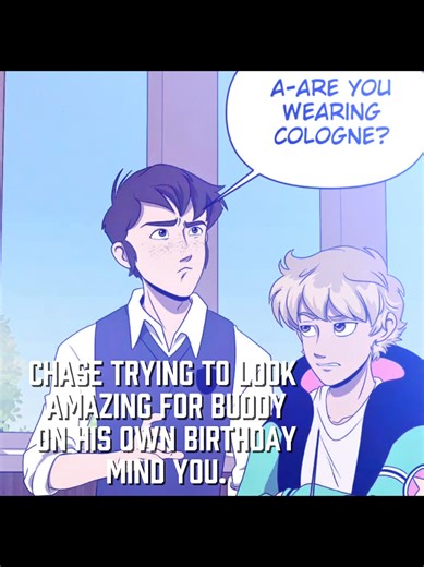 NO CAUSE I WAS SO FREAKING MAD AT THE FACT BUDDY DIDN'T SEE CHASE'S OUTFIT. 😭💔 ALSO IM SORRY I DON'T HAVE IDEAS FOR ANY EDITS RN,,, hopefully I'll find ideas soon because I need to post more castle swimmer😓 . . . . . . . . #webtoon #cinderellaboy #stargoth #idk #chasecinderellaboy