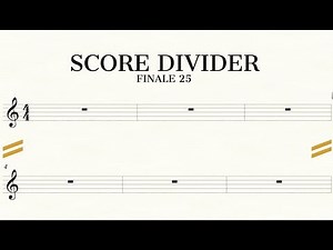 Score System Divider | Finale Superuser