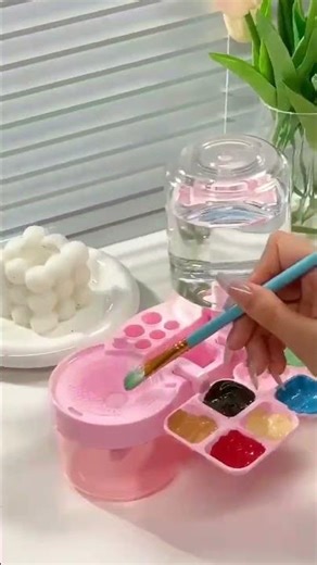 6 in 1 Paint Brush Washing Machine with Water Circulation System and Tray | Available on IndiaMART