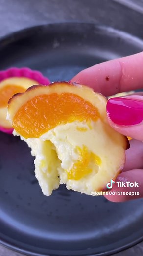 Gesunde Cheesecake-Muffins ohne Ei und Mehl