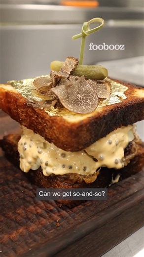 Foobooz on Instagram: "“Mom, can we get McDonald’s?” “Well, do you have McDonald’s money?” Many of us have this memory tucked away in our collective conscience — a universal craving for fast food that we just can’t shake. Chef-owners Omar Tate and Cybille St. Aude-Tate have perfectly captured that moment with their Best of Philly-winning McDonald’s Money burger at Honeysuckle. “We wanted to make it as absurd as possible,” says St. Aude-Tate. And absurd it is. “[...] this dish is not just an homa