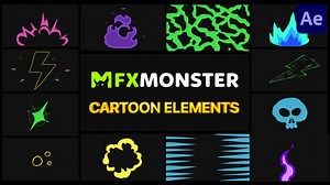 Cartoon And Scribble Elements | After Effects