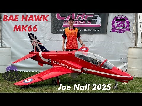 BAE HAWK MK66 - RED ARROWS - CARF MODELS - BY MAX CHRUBASIK - AT JOE NALL 2025