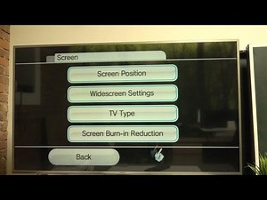 How to Adjust Widescreen Option in Nintendo Wii?