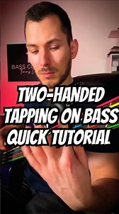 Two-Handed Bass Tapping Made Easy 🎸 | Quick Beginner Tutorial