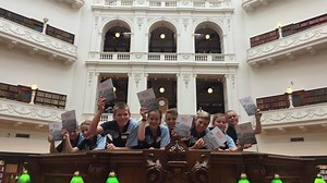Meet Victoria's youngest research fellows. These 8 young students from the Mallee cluster of schools (more than 500 km from Melbourne) have just published their first book, the culmination of a year’s worth of work with their Library mentors. | State Library Victoria