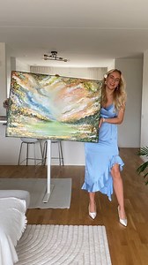 3.1K views · 13 reactions | One of few available green paintings﫶 Details on www.konst.se/missj. #abstractart #artreveal #reveal #artreel #art #tavlor #artbymissj | 퓐퓻퓽 퓫픂 퓜퓲퓼퓼 퓙. | Facebook