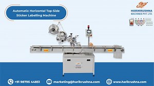 Automatic Horizontal Top Side Sticker Labelling Machine at Best Price in Ahmedabad