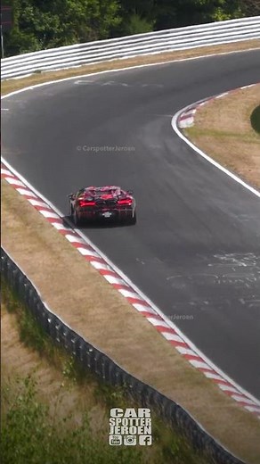 2027 Lamborghini Revuelto SV Prototype Caught Testing At The Nürburgring