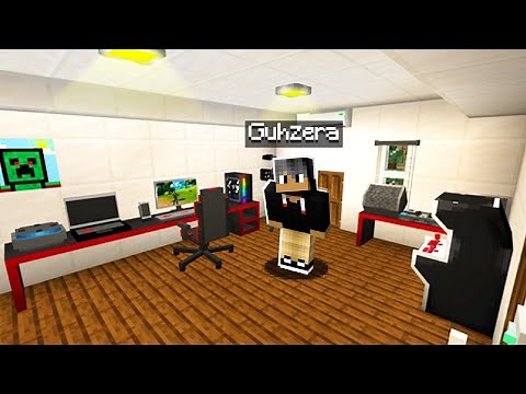 Como fazer um QUARTO GAMER dos SONHOS no MINECRAFT! 🎮