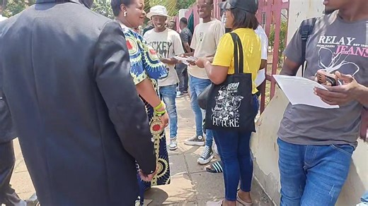 The Deputy Minister of the Department of Higher Education and Training, Dr Mimmy Gondwe, conducted a walkabout during the site visit, where she engaged with students and officials to gain firsthand insight. #SkillingTheNationforExcellence #StateOfReadiness #DHET #AcademicYear2026 | Nkangala TVET College