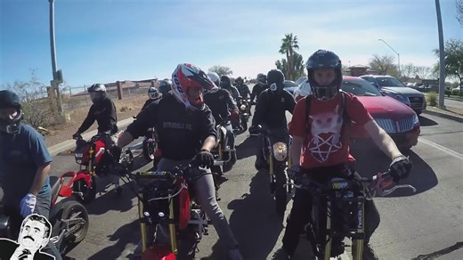 Mini bike practice session results in crash