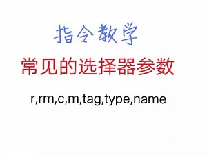 『Minecraft』七种参数的详细教学！(以及示范)