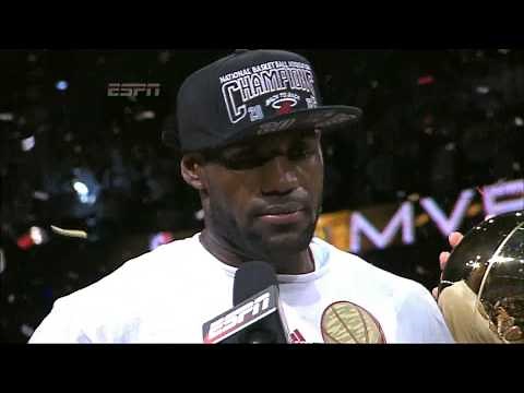 LeBron James Interview on Championship and Finals MVP (NBA Finals 2013)