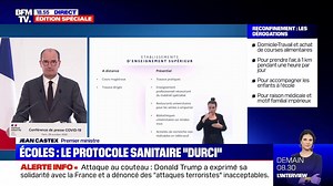 Jean Castex: "Pour les universités et établissements d'enseignement supérieur, la règle sera le distanciel"