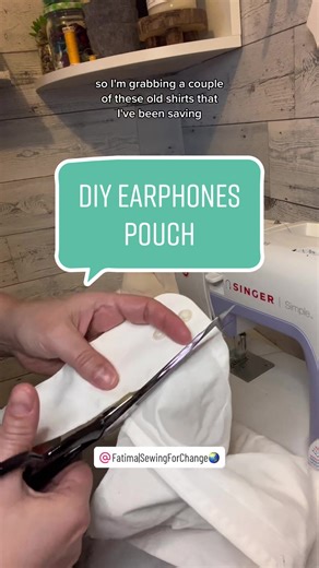 DIY Earphones Pouch Sewing Tutorial