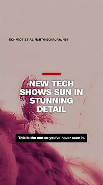 Abstract art or solar science? Researchers marvel at new footage of the sun