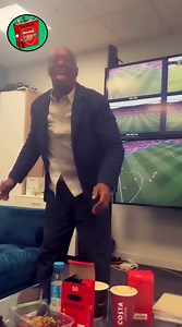 Ian Wright Celebrating Arsenal's 3rd Goal against Tottenham 😂🔥 He understands! North London is Red!!! 🔴🔴 #everythingarsenal | Everything Arsenal