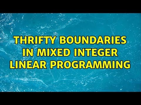 Thrifty boundaries in Mixed Integer Linear Programming