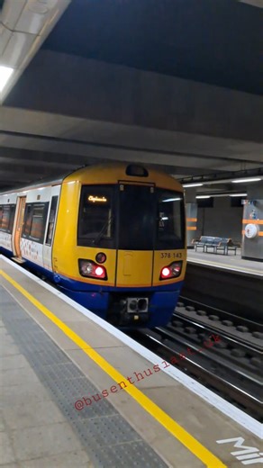 Elizabeth | Here is one of the poppy-livery class 378 trains that I saw this week, departing from Dalston Junction Station 🚈 Class 378 🔢 378 143... | Instagram