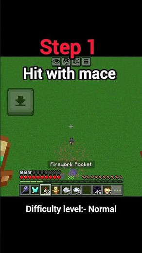 How to Do the WEMMBU Elytra + Mace Combo in MCPE 😈🔥