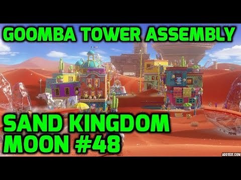 Super Mario Odyssey - Sand Kingdom Moon #48 - Goomba Tower Assembly