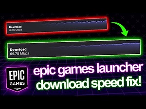 How to FIX Epic Games Slow Download and Update Speed... (2025)