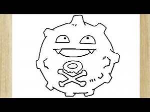 COMO DESENHAR O POKÉMON KOFFING /// HOW TO DRAW KOFFING POKÉMON