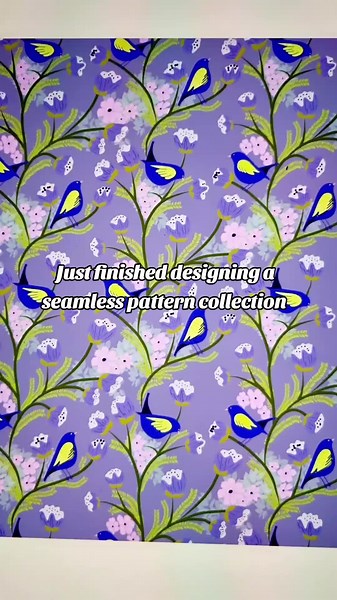 I love designing floral patterns 🌸 just finished uploading this collection on spoonflower. Which version do you like? #seamlesspattern #repeatpattern #digitalartist #procreate #procreateart #surfacepatterndesign #ipaddrawing