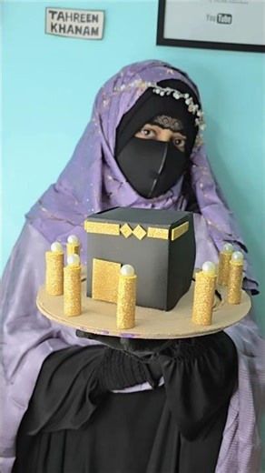 Kaaba Making Craft idea for kids/ Kaaba Making Diy at home #ytshorts #craft #shorts #viral