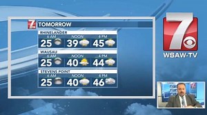 1.6K views | Expect another chilly night on tap across central #Wisconsin as temps dip back into the teens and lower 20s for Thursday morning. We'll have some sunshine early in the day, followed by clouds and eventually some light rain and snow showers for Thursday night into Friday. Latest on the warming trend -> www.wsaw.com/weather | WSAW NewsChannel 7 | Facebook