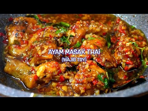 cara buat ayam masak thai mudah dan sedap by malina lina pg | lauk pauk harian simple