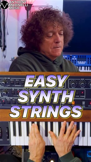 Anthony Marinelli on Instagram: "How to make easy synth strings ………………..….….….….….….….….….….….….….….….………………… Full Video Available on YouTube ….….….….….….….….….….….….….….….………………………,……………#prophet5 #4voice #studio #howto #musicproducer #synth #livesynth #legends #classic #synthbass # #vintage #production #complex #layers #sound #production #electronicmusic #musicproducer"