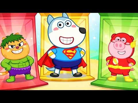 Who Is The Best SuperHero | Wolfoo With Friends | Kids Cartoons | Wolfoo Stories