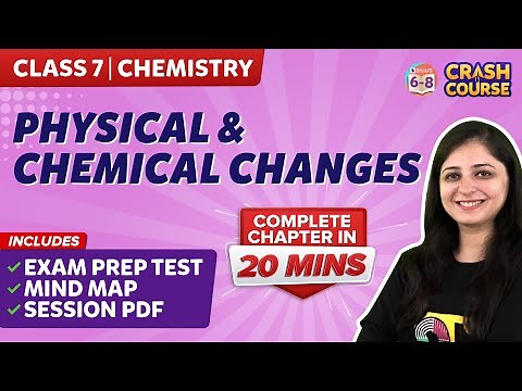 Physical and Chemical Changes - Complete Chapter | Mindmap with Explanation | Class 7