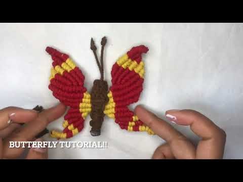 DIY Macrame Butterfly Tutorial-4 | Step-by-Step Guide for Beginners!!