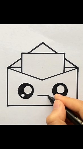How to Draw a Cute Love Envelope for Kids