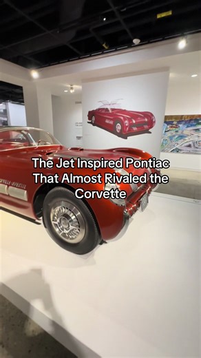The Bonneville Special was Pontiac’s version of the Chevrolet Corvette, which had debuted at the previous year’s Motorama. One of only two built, this car features all original paint, chrome, and interior materials, making it unique among surviving Motorama cars. Many design elements were inspired by jet fighters, including the bubble top canopy, control levers mounted in the center console, and instruments, some of which were non functional and salvaged from aircraft. The first Bonneville Speci