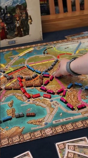 Boardgames in 1 Minute | Ticket to Ride Europe 15th Anniversary