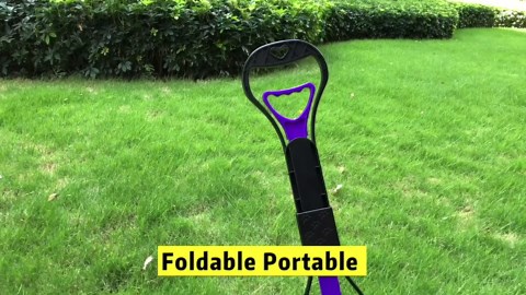 Yeuca Dog Pooper Scooper for Medium Large Small Dogs Long Handle Easy to Picker Upper Pet-Waste